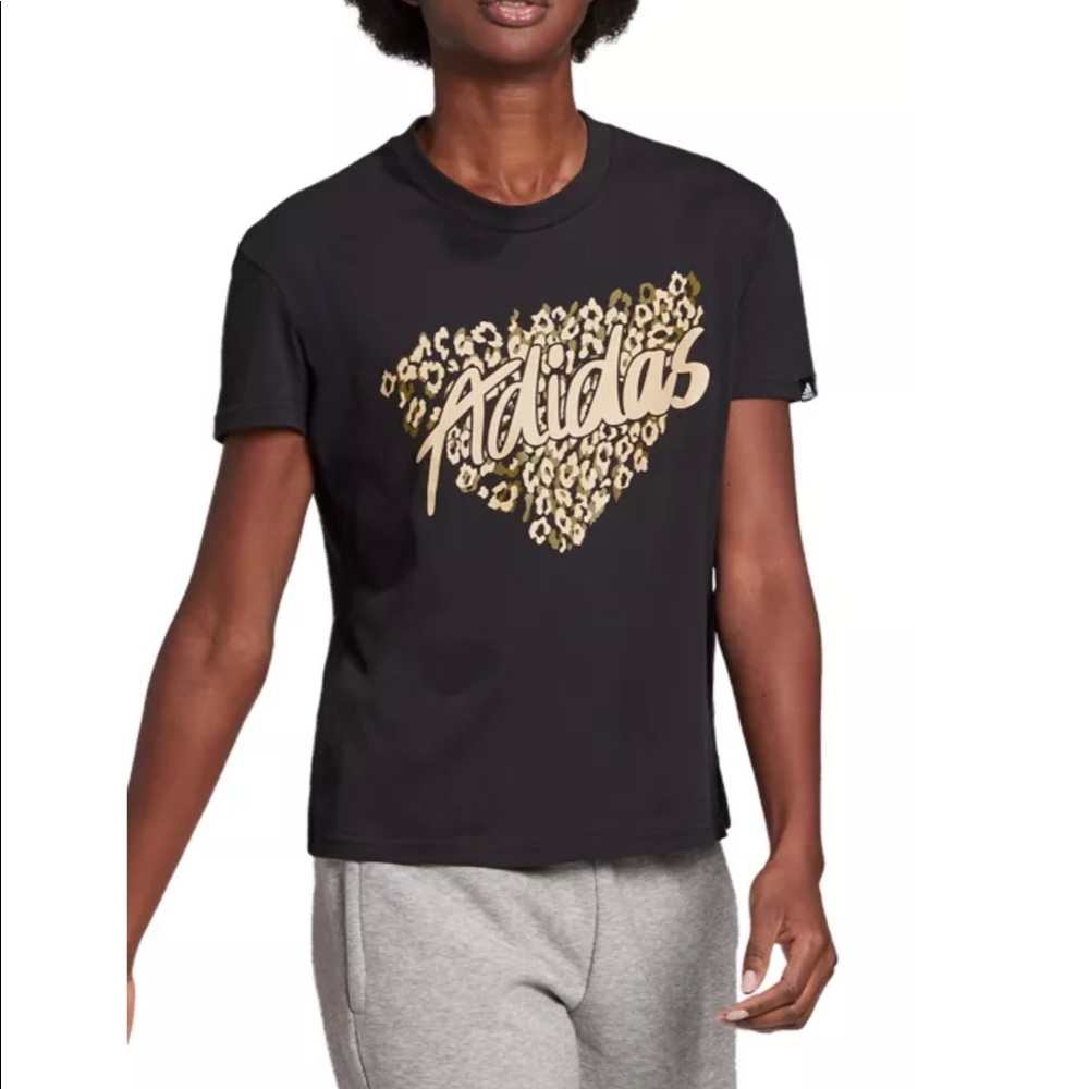 Adidas Leopard Graphic T-Shirt